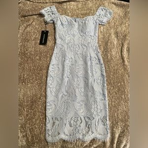 Emprada Sweetheart Baby Blue Dress